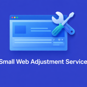 Small Web Adjustment Service